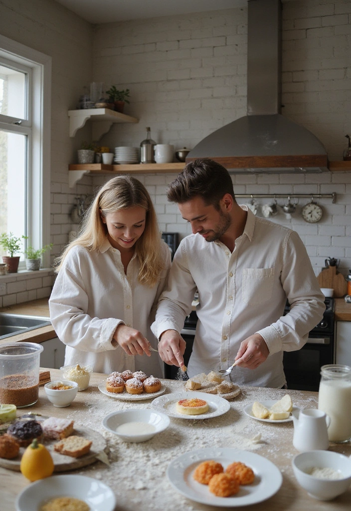 10 Delicious Cooking Date Ideas That Will Spice Up Your Relationship (#3 Will Make You Hungry!) - 10. Bake-Off Challenge