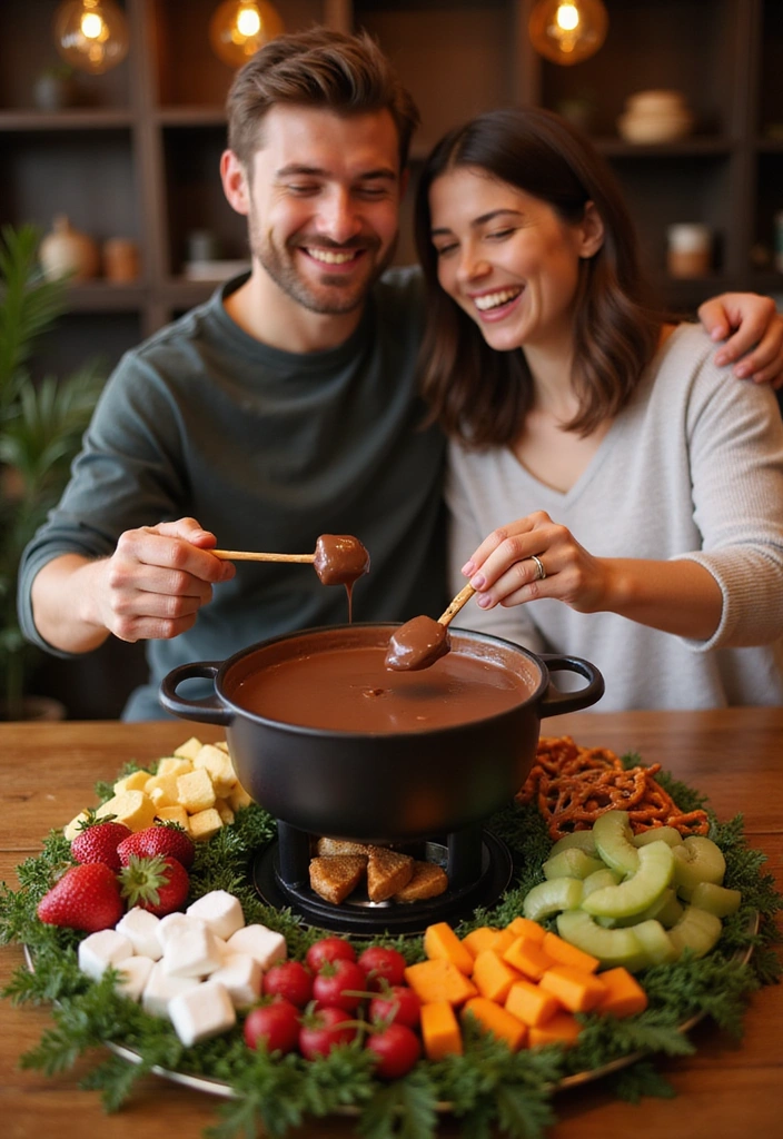 10 Delicious Cooking Date Ideas That Will Spice Up Your Relationship (#3 Will Make You Hungry!) - 3. Chocolate Fondue Night