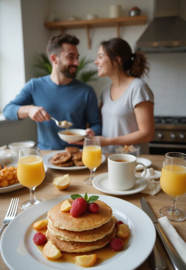 10 Delicious Cooking Date Ideas That Will Spice Up Your Relationship (#3 Will Make You Hungry!) - 8. Breakfast for Dinner