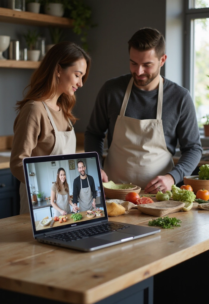 10 Delicious Cooking Date Ideas That Will Spice Up Your Relationship (#3 Will Make You Hungry!) - 9. Cooking Class at Home