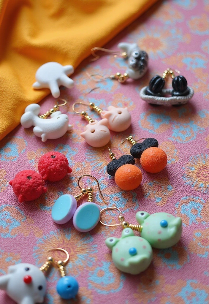 10 Stunning Spring Earrings That'll Make You Look Fresh and Fabulous! - 3. Whimsical Wonders: Playful Designs