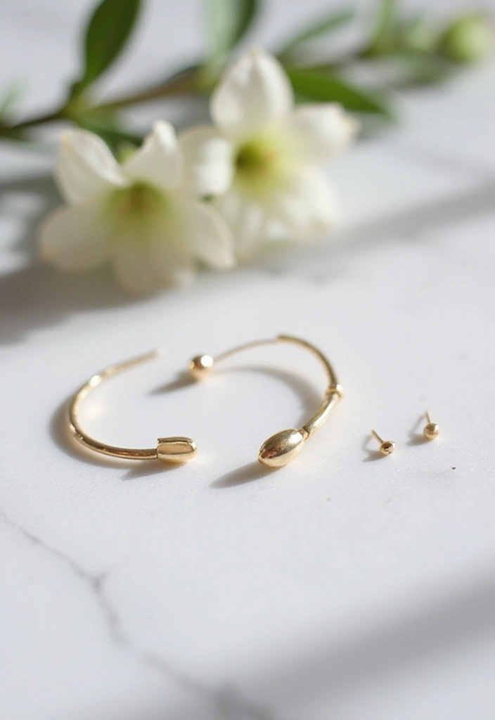 10 Stunning Spring Earrings That'll Make You Look Fresh and Fabulous! - 7. Minimalist Magic: Subtle Elegance