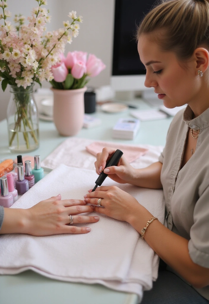 12 Essential Spring Nail Care Tips for Gorgeous Hands (You Won't Believe #8!) - 7. Pamper Yourself with a Manicure