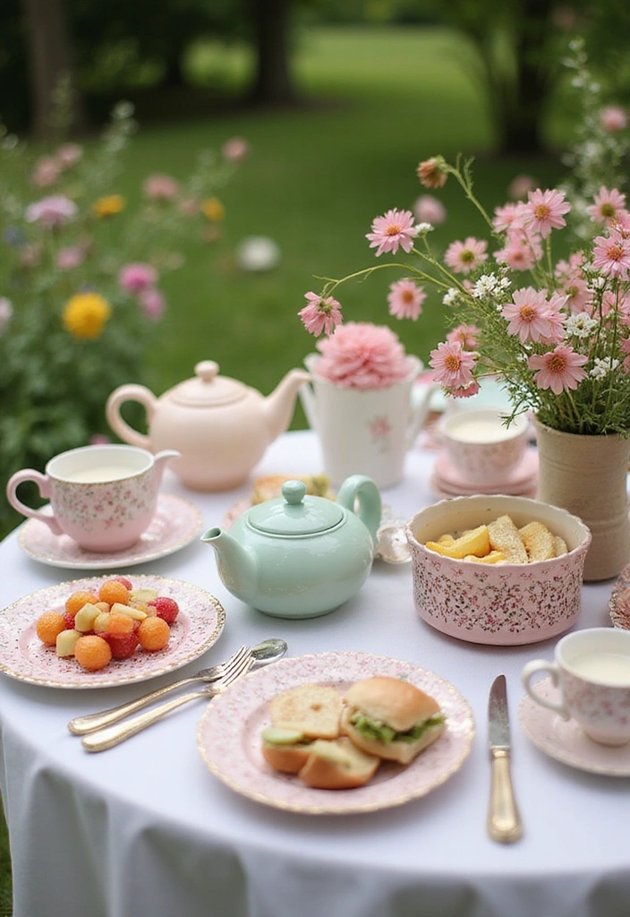 12 Refreshing Self Care Ideas for Spring That Will Rejuvenate Your Soul! - 2. Blooming Tea Party
