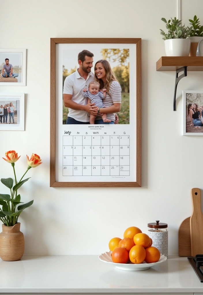 12 Unique Personalized Home Decor Gifts for Mother's Day That'll Melt Her Heart! - 6. Personalized Family Calendar
