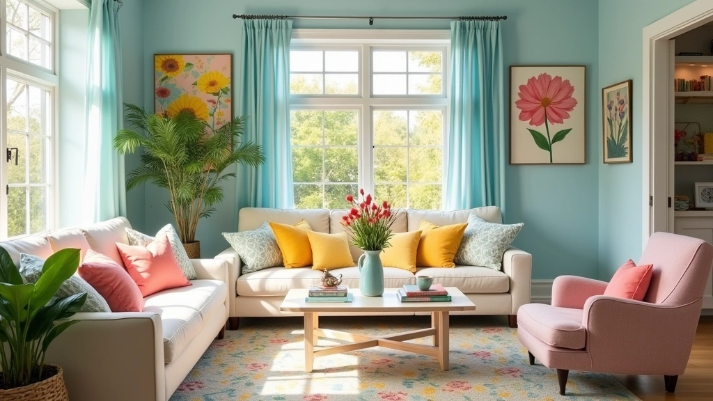 12 Vibrant Spring Color Ideas for Your Living Room That Will Brighten Your Day!