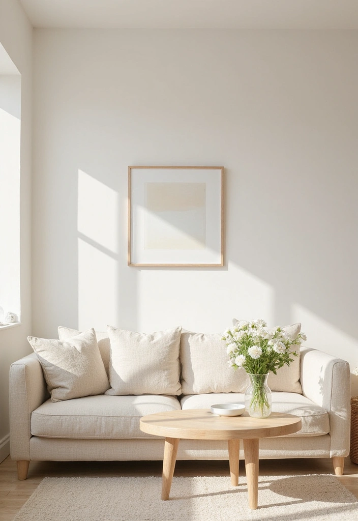 14 Minimalist Spring Decor Ideas for a Clean Living Room (Perfect for Spring Cleaning!) - 1. Embrace Neutral Tones