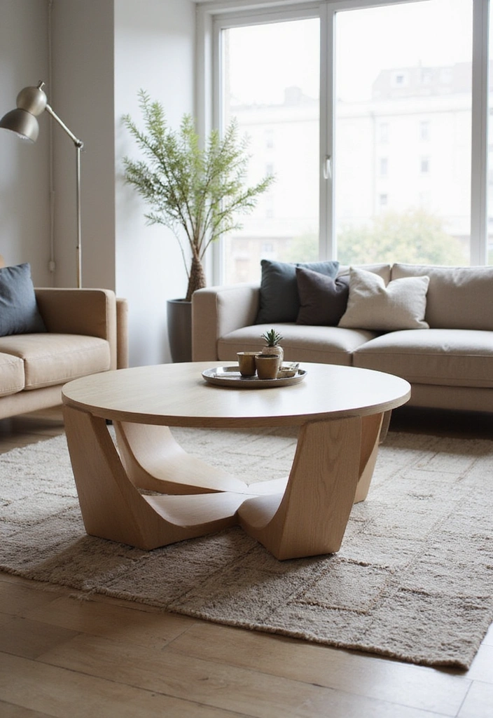 14 Minimalist Spring Decor Ideas for a Clean Living Room (Perfect for Spring Cleaning!) - 6. Play with Geometric Shapes