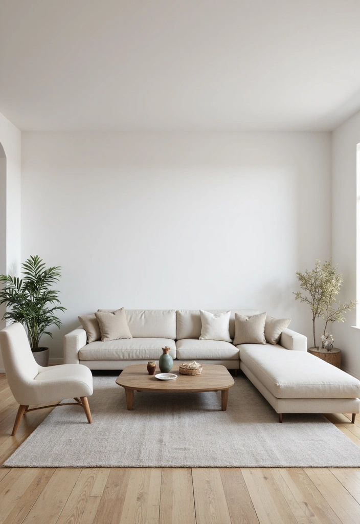 14 Minimalist Spring Decor Ideas for a Clean Living Room (Perfect for Spring Cleaning!) - 8. Simplify Your Furniture Arrangement