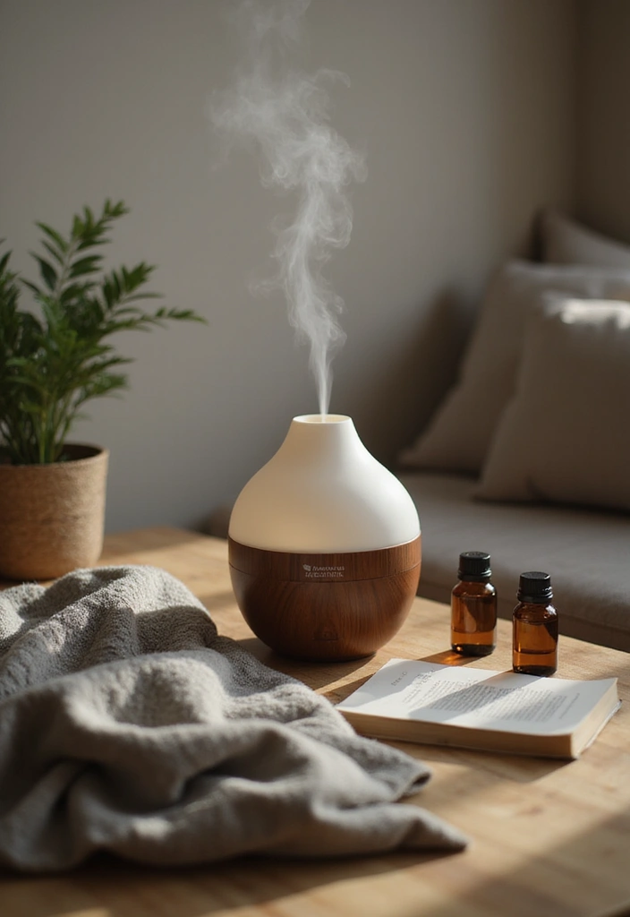 15 Cozy Home Decor Ideas That Will Make Mom Feel Extra Special This Mother's Day! - 12. Aromatherapy Diffusers for a Soothing Experience