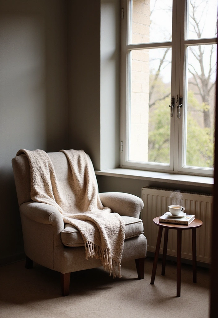 15 Cozy Living Room Ideas That'll Make You Want to Snuggle Up! - 10. Cozy Nooks for Reading