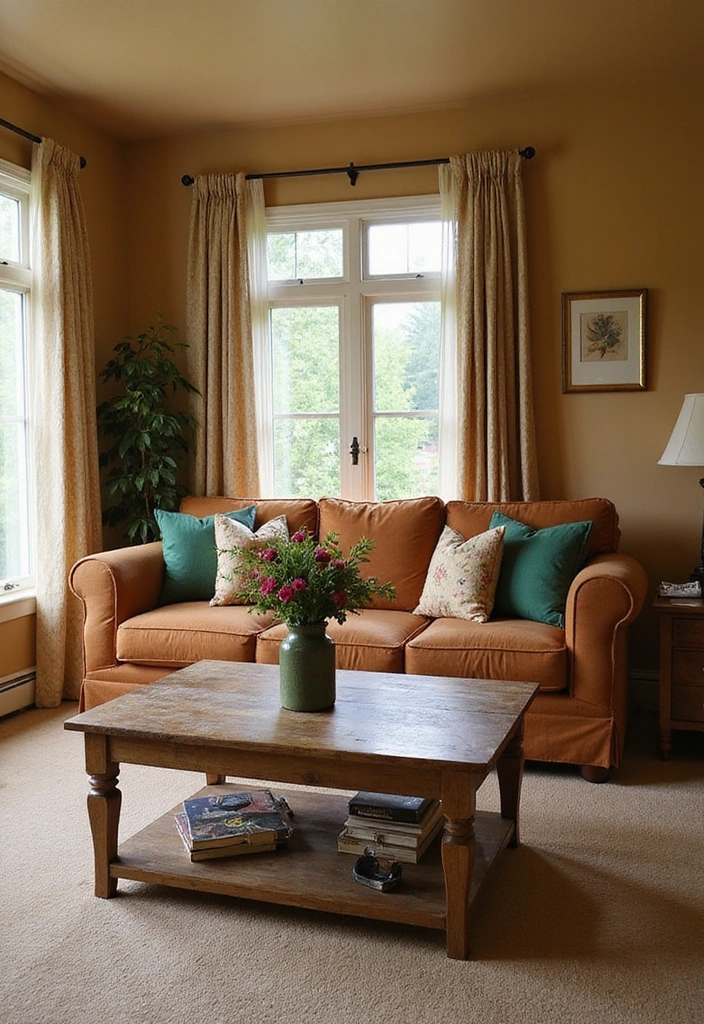 15 Cozy Living Room Ideas That'll Make You Want to Snuggle Up! - 4. Earthy Color Palettes