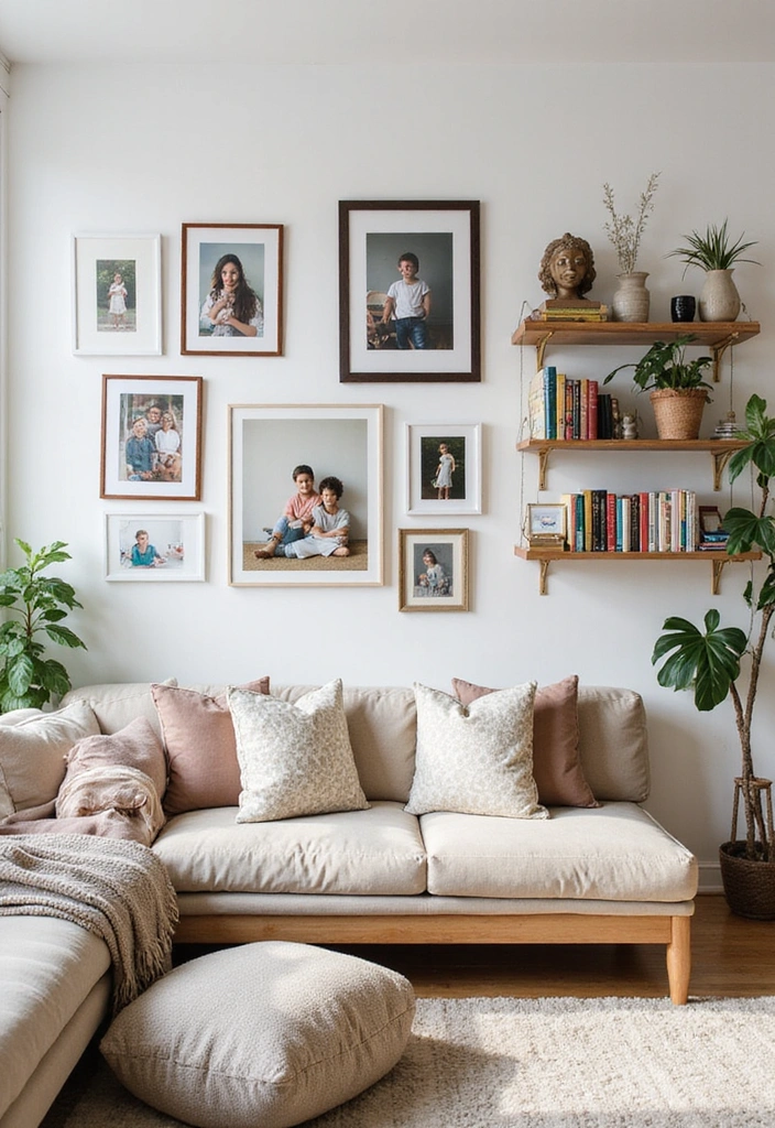 15 Cozy Living Room Ideas That'll Make You Want to Snuggle Up! - 5. Personal Touches and Decor