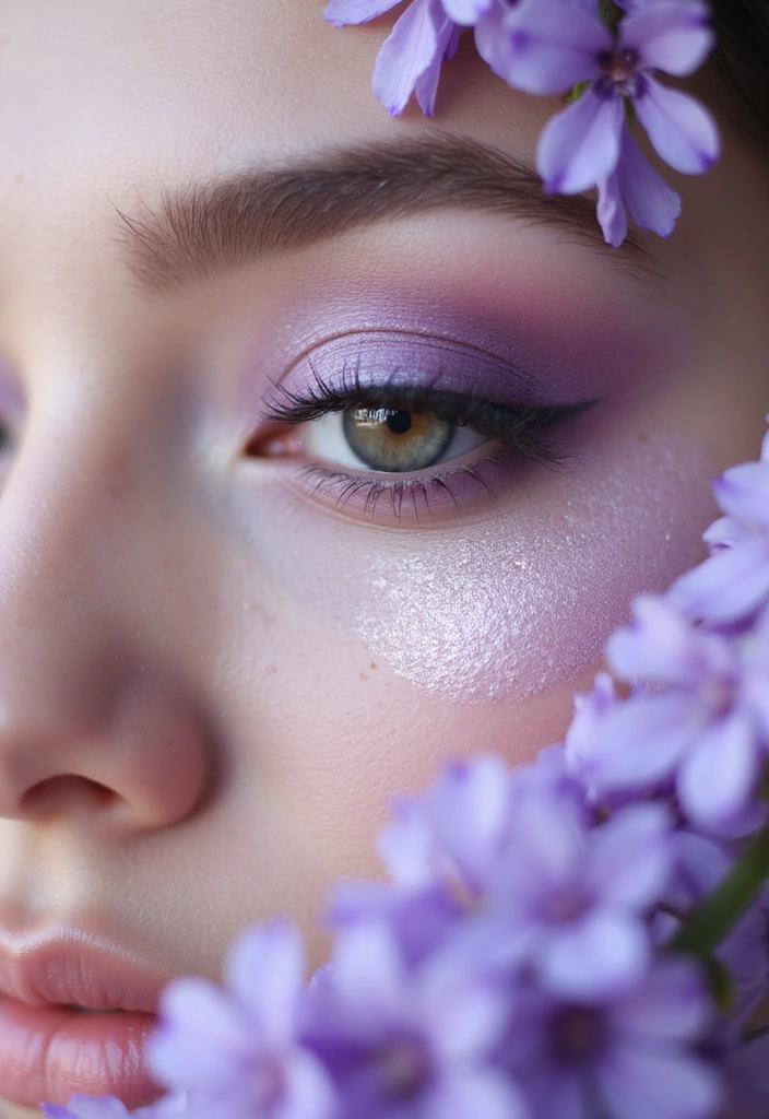 15 Gorgeous Spring Eye Shadows That Will Make You Stand Out This Season! - 1. Soft Lavender Dreams