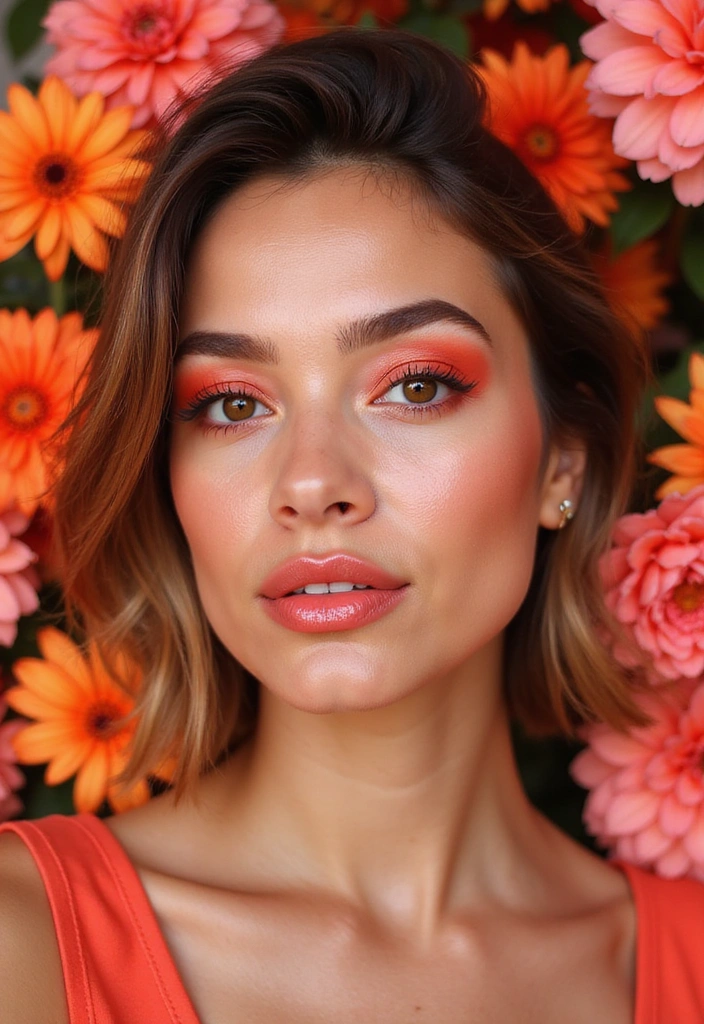 15 Gorgeous Spring Eye Shadows That Will Make You Stand Out This Season! - 2. Coral Crush