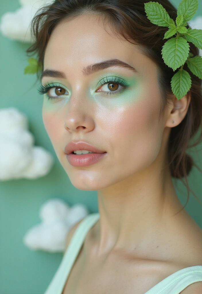 15 Gorgeous Spring Eye Shadows That Will Make You Stand Out This Season! - 3. Minty Fresh