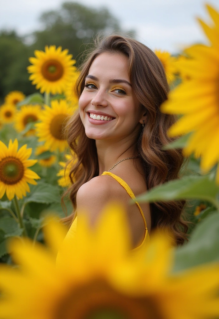 15 Gorgeous Spring Eye Shadows That Will Make You Stand Out This Season! - 5. Bright Yellow Sunshine