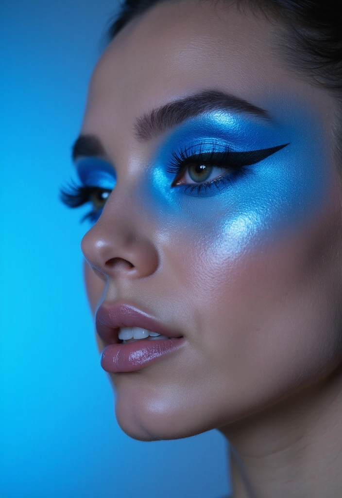 15 Gorgeous Spring Eye Shadows That Will Make You Stand Out This Season! - 6. Electric Blue