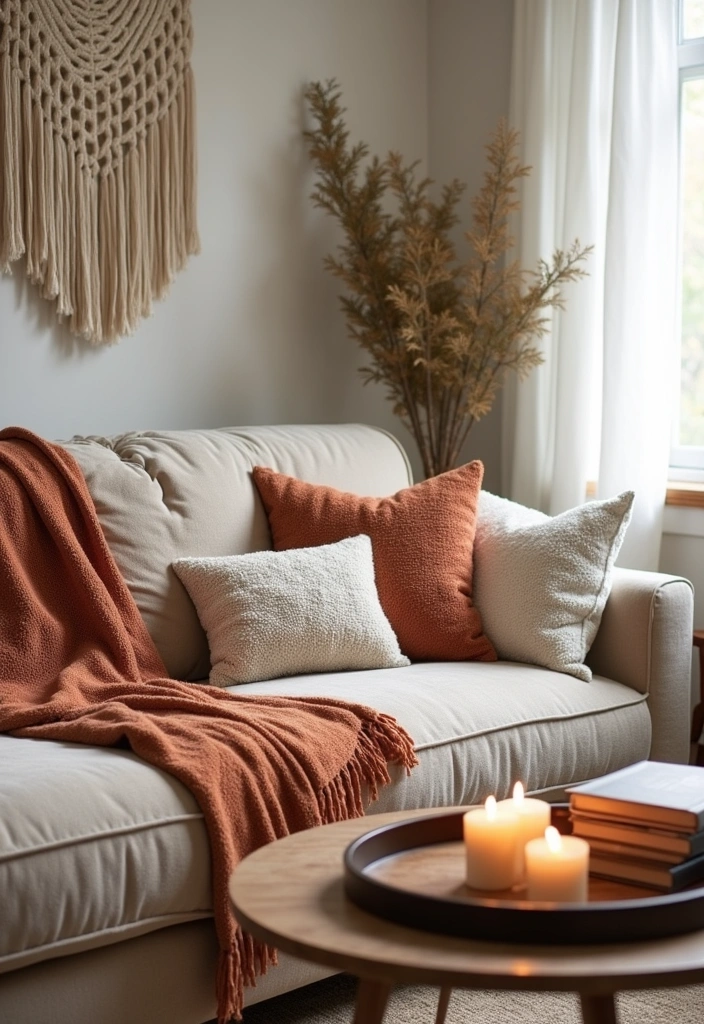 15 Spring Boho Home Decor Ideas That'll Transform Your Living Room into a Cozy Oasis! - 11. Decorative Throws