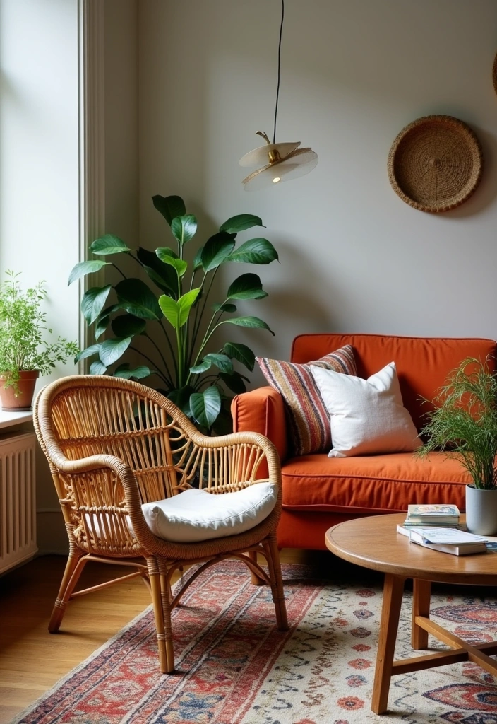 15 Spring Boho Home Decor Ideas That'll Transform Your Living Room into a Cozy Oasis! - 12. Statement Furniture Pieces