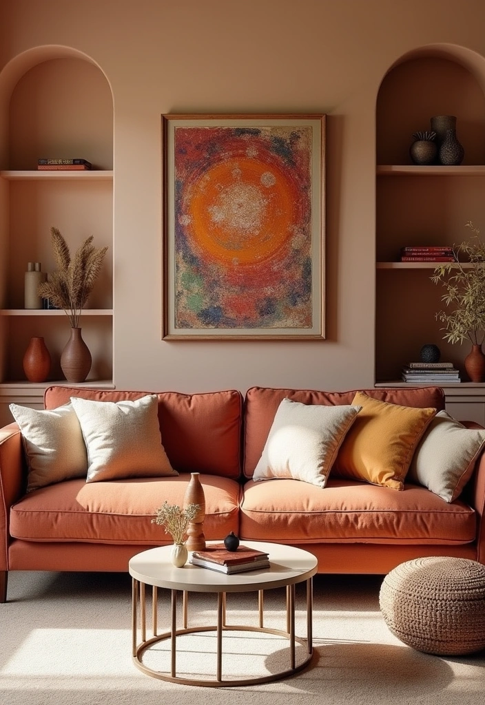 15 Spring Boho Home Decor Ideas That'll Transform Your Living Room into a Cozy Oasis! - 4. Earthy Color Palette