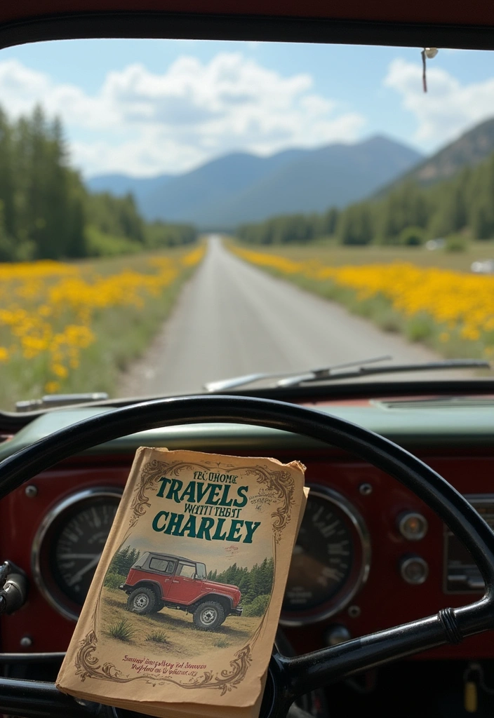 15 Spring Travel Books That'll Inspire Your Next Adventure (You Won't Want to Miss #8!) - 9. Travels with Charley by John Steinbeck
