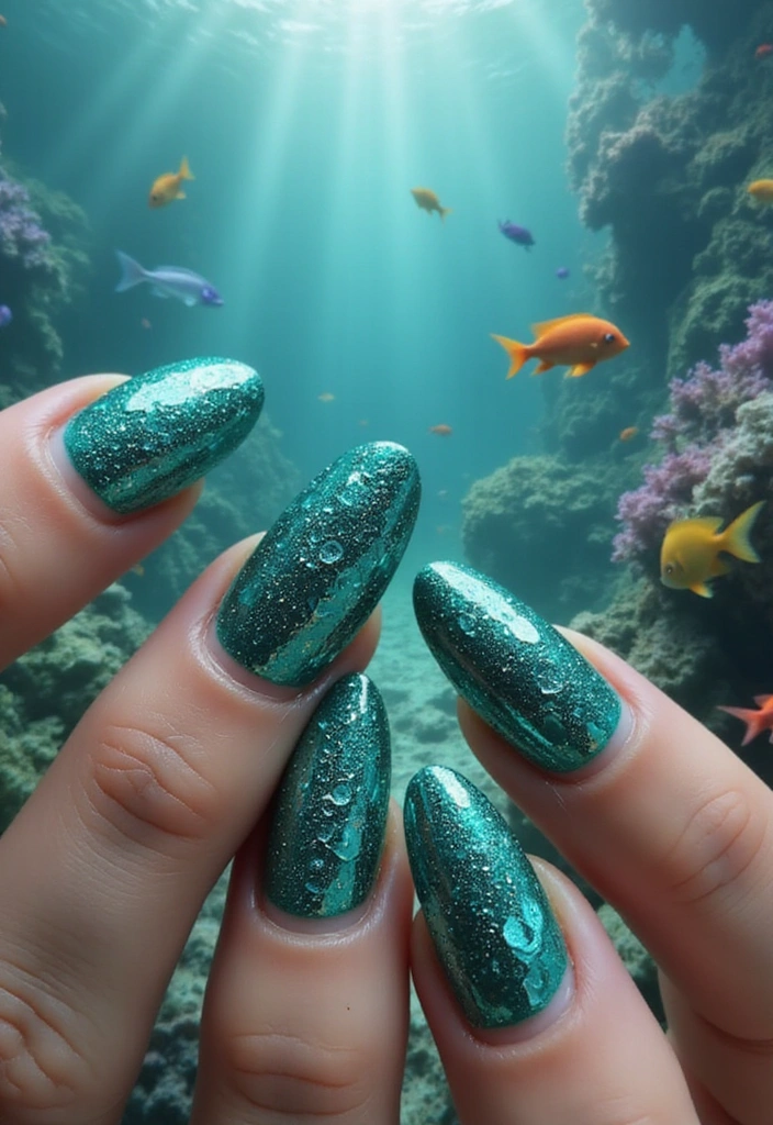 15 Stunning Beach Nail Art Designs You Need to Try This Summer (You Won't Believe #10!) - 4. Mermaid Scales