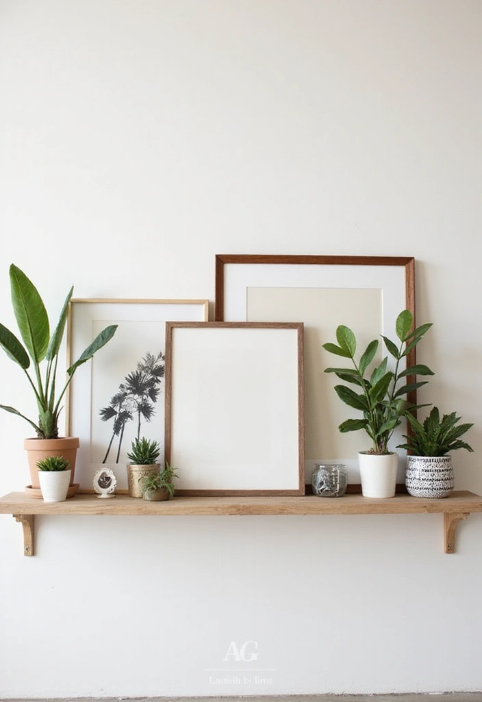 15 Stunning Wall Decor Ideas That'll Transform Your Space Instantly! - 14. Art Ledges for Flexibility