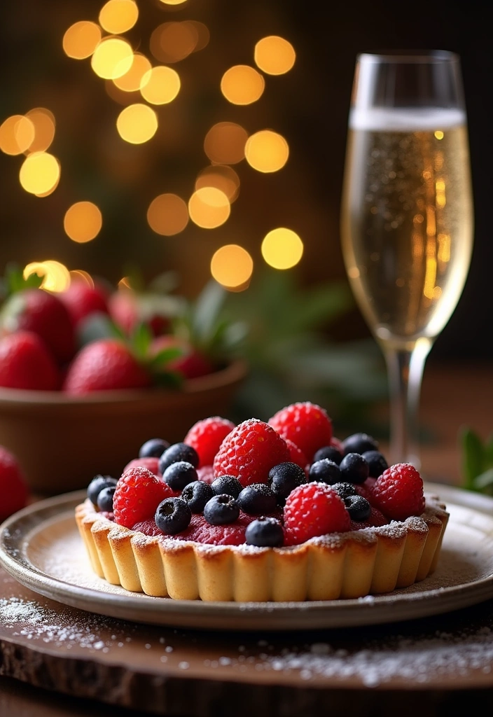 16 Wine and Food Pairing Secrets for Couples That Will Elevate Your Taste Buds (You’ll Love #10!) - 7. Berry Dessert with Sparkling Wine