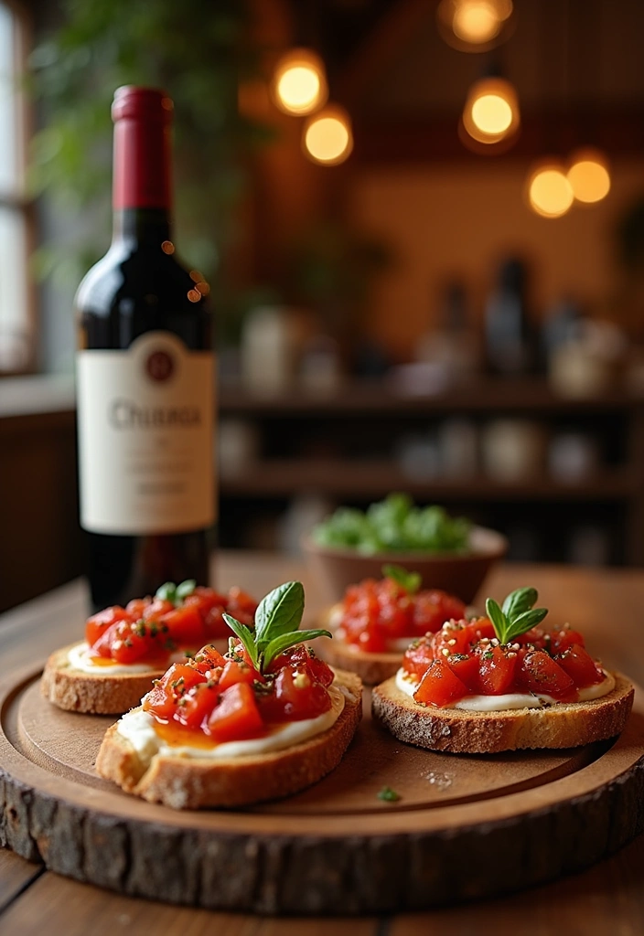 16 Wine and Food Pairing Secrets for Couples That Will Elevate Your Taste Buds (You’ll Love #10!) - 8. Rustic Bread and Chianti