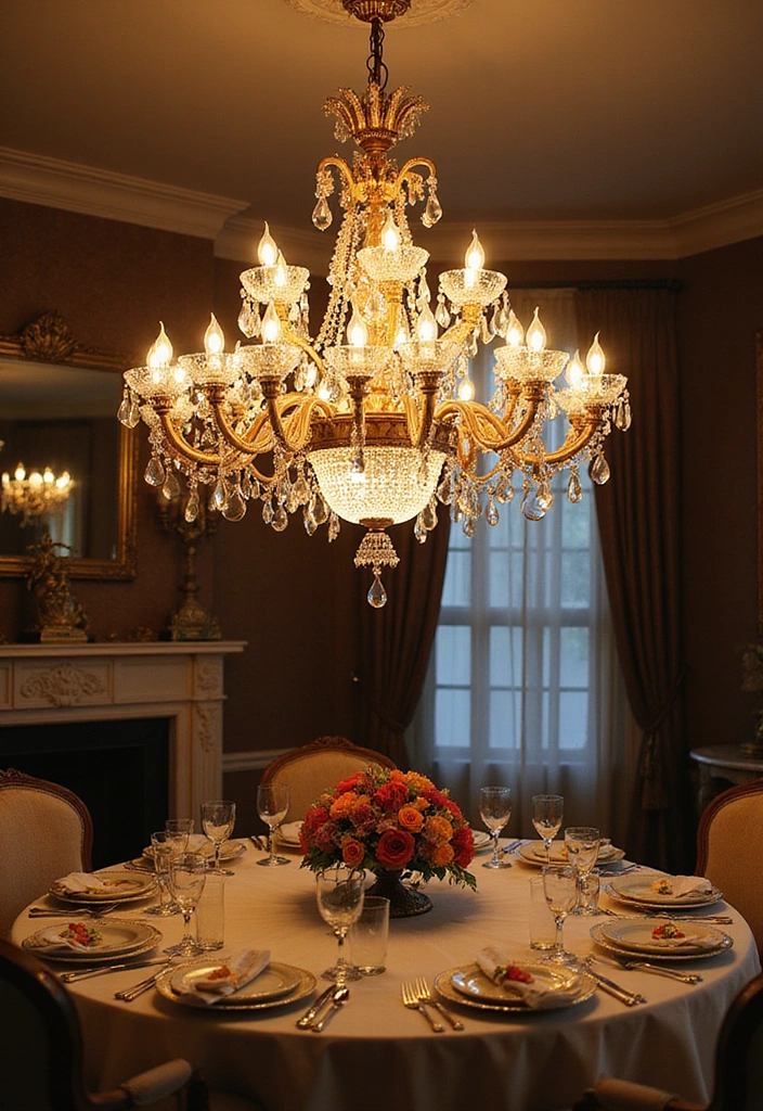 17 Stunning Rococo Furniture Pieces That'll Transform Your Home into a Baroque Paradise! - 12. Opulent Rococo Lighting Fixtures