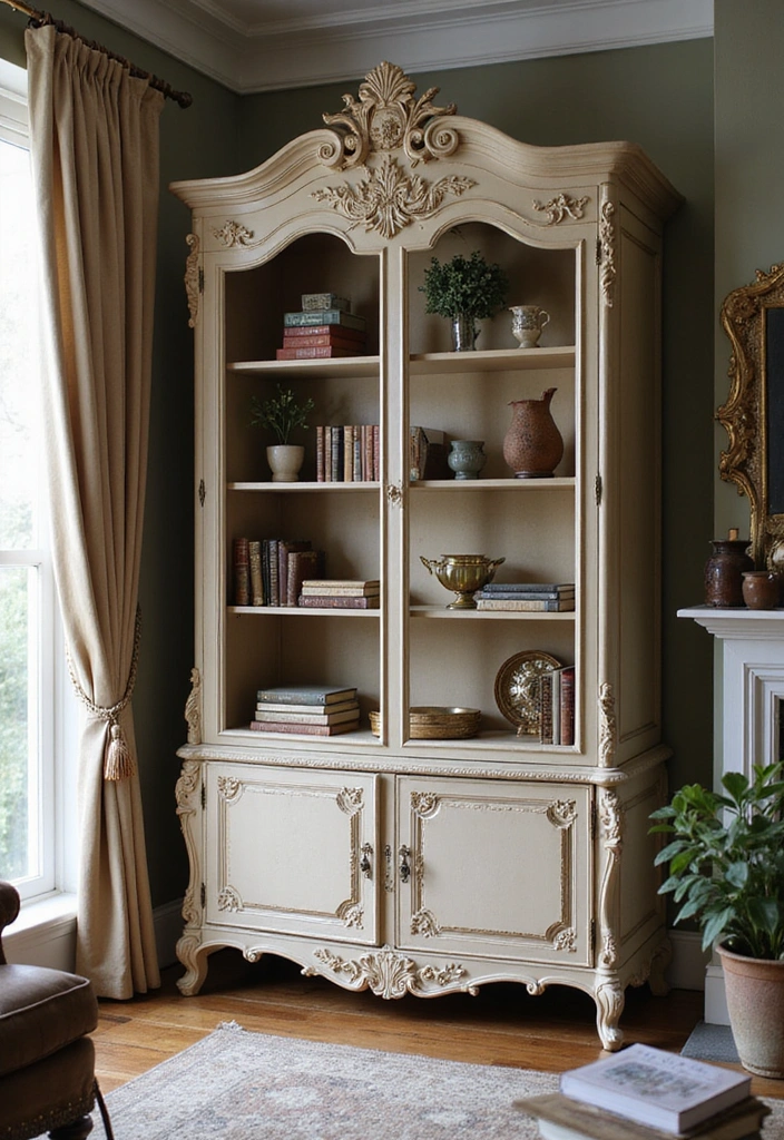 17 Stunning Rococo Furniture Pieces That'll Transform Your Home into a Baroque Paradise! - 13. Chic Rococo Storage Solutions