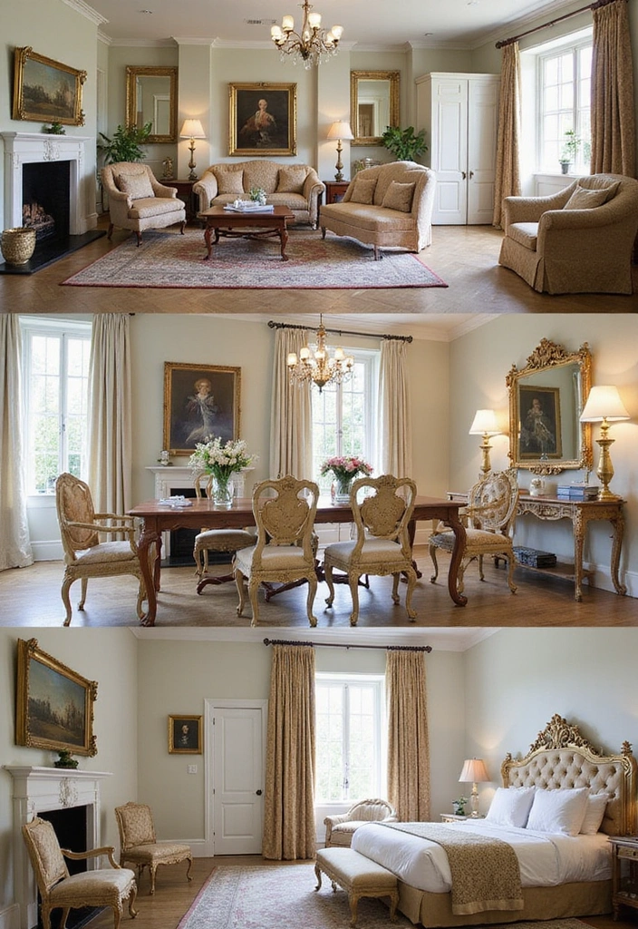 17 Stunning Rococo Furniture Pieces That'll Transform Your Home into a Baroque Paradise! - 15. Timeless Rococo Style for Every Room