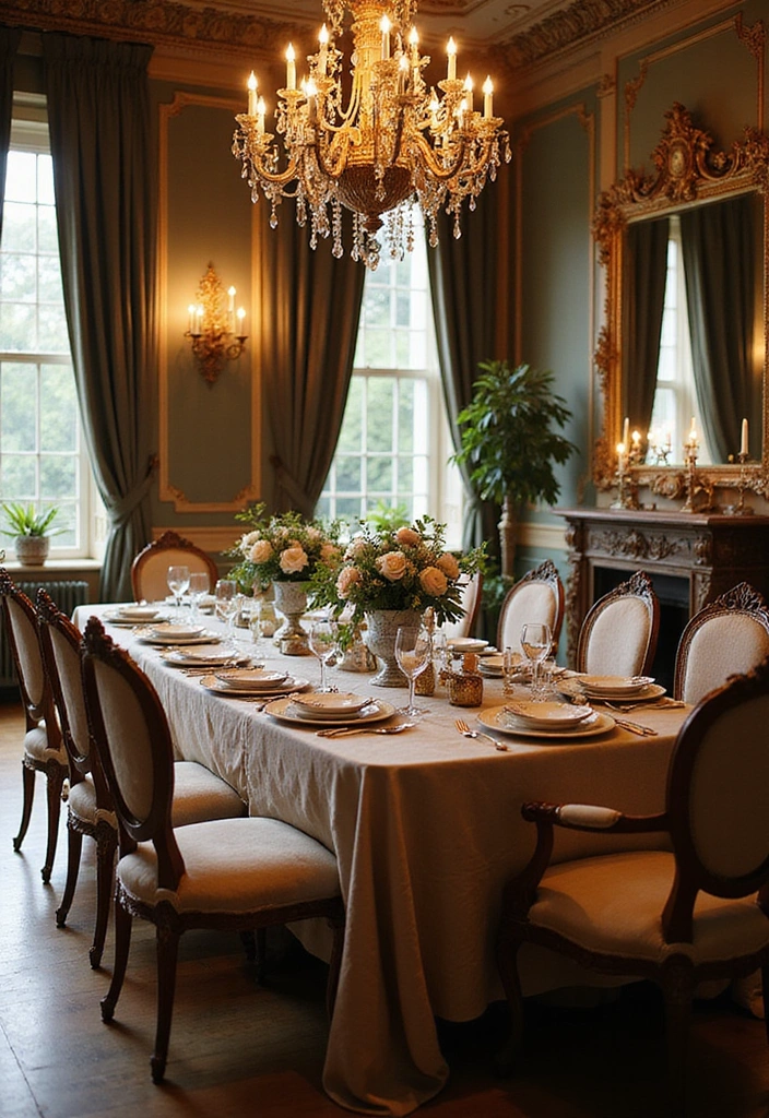 17 Stunning Rococo Furniture Pieces That'll Transform Your Home into a Baroque Paradise! - 9. Stunning Rococo Dining Sets