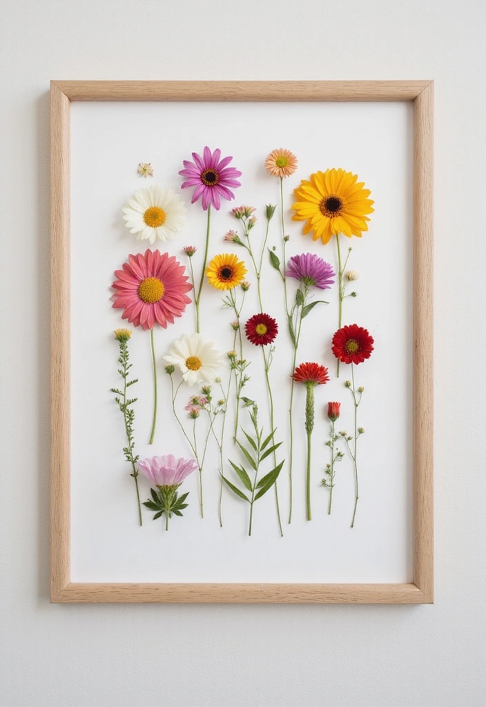 18 DIY Floral Arrangements That Will Bring Spring Indoors (You’ll Love #7!) - 14. DIY Flower Pressing