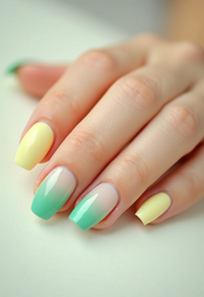 18 Stunning Spring Nail Art Ideas to Refresh Your Look! - 2. Pastel Ombre
