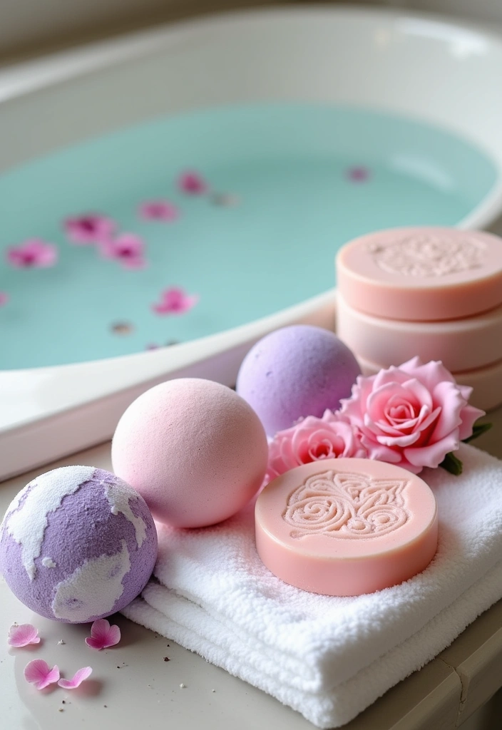 20 Beautiful Flower Gifts That Will Brighten Mom's Day and Home! - 13. Flower-Infused Bath Products