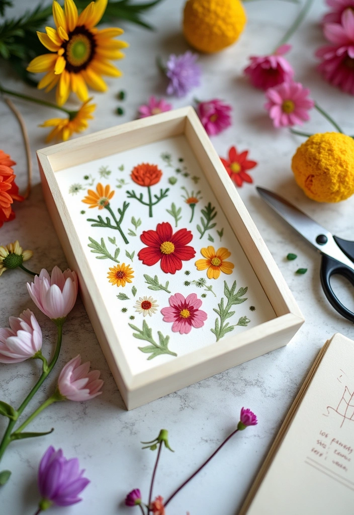 20 Beautiful Flower Gifts That Will Brighten Mom's Day and Home! - 15. Flower Press Kit