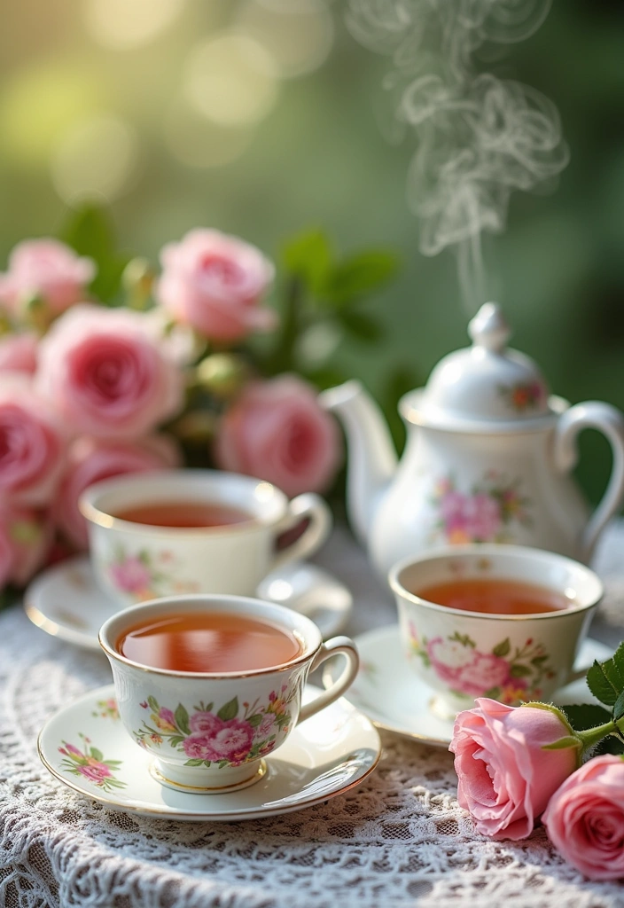 20 Beautiful Flower Gifts That Will Brighten Mom's Day and Home! - 19. Floral Tea Blends