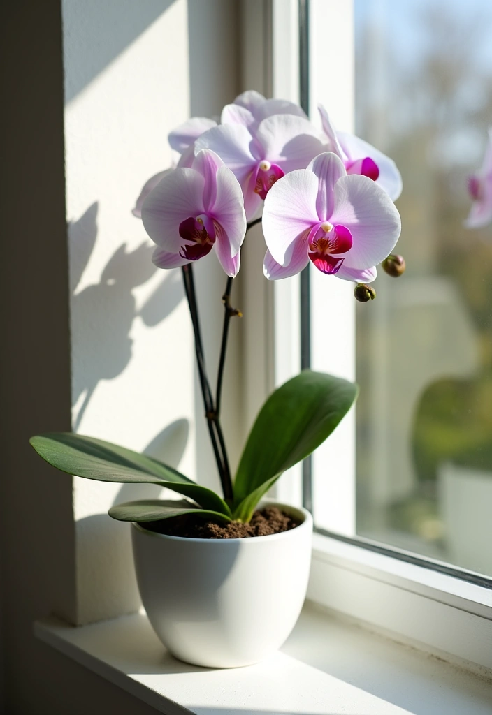 20 Beautiful Flower Gifts That Will Brighten Mom's Day and Home! - 2. Potted Orchids