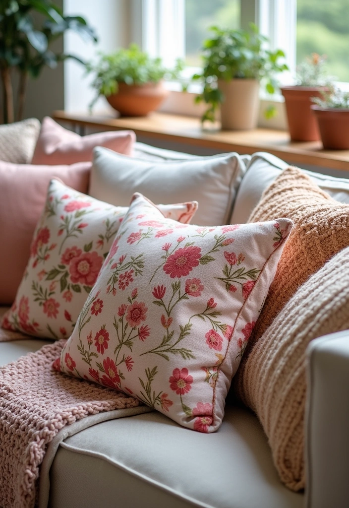 20 Cozy Living Room Ideas That'll Make You Never Want to Leave Your Couch! - 7. Cozy Throw Pillows