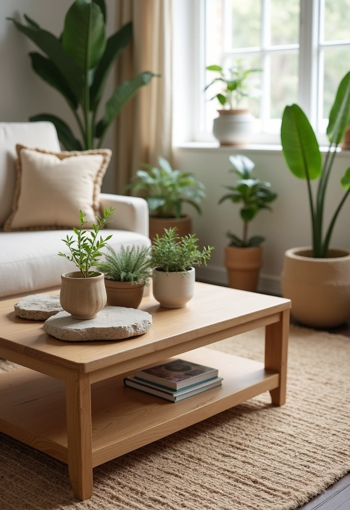 20 Cozy Living Room Ideas That'll Make You Never Want to Leave Your Couch! - 9. Natural Elements