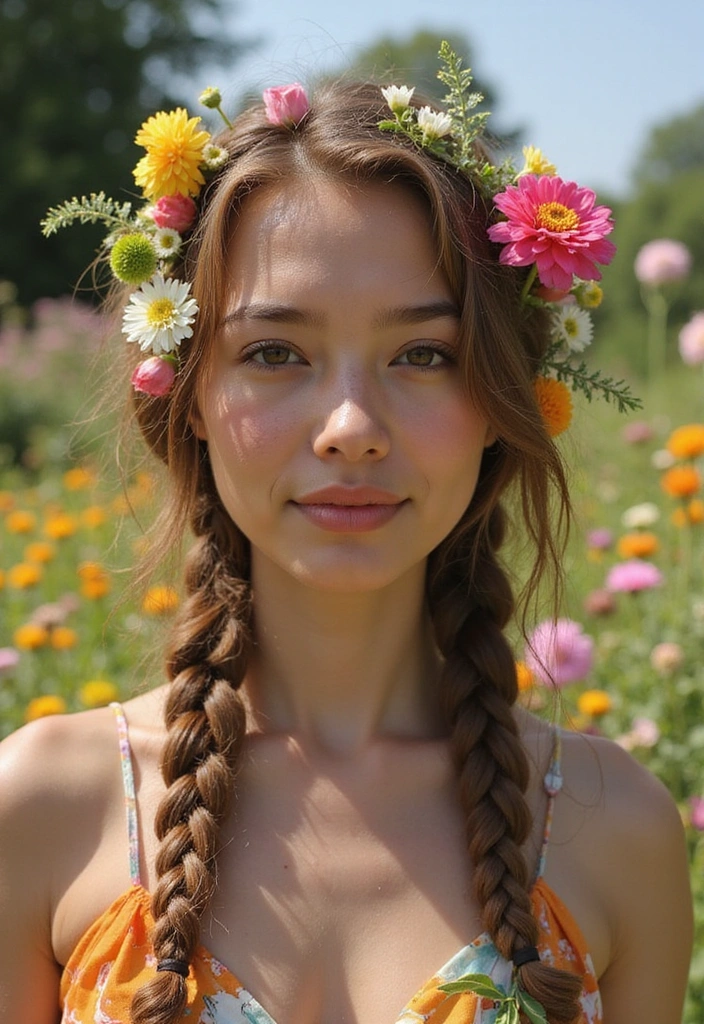 20 Effortlessly Beautiful Braided Prom Hairstyles You Can Do Yourself! - 10. Twisted Braid with Flowers