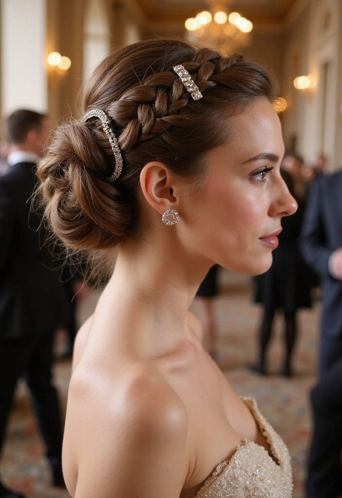 20 Effortlessly Beautiful Braided Prom Hairstyles You Can Do Yourself! - 18. Braided and Twisted Updo