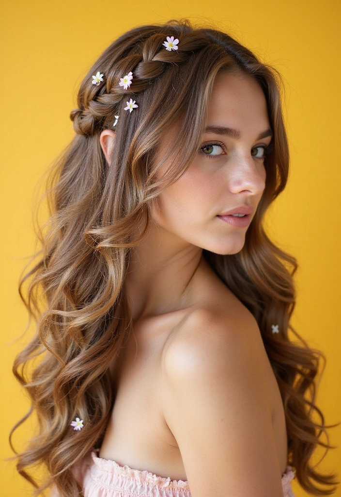 20 Effortlessly Beautiful Braided Prom Hairstyles You Can Do Yourself! - 4. Side Braid with Loose Curls