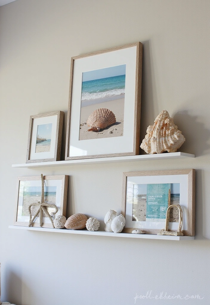 21 Beach-Inspired Bedroom Decor Ideas That'll Make You Feel Like You're on Vacation Every Day! - 15. Personalized Beach Souvenirs
