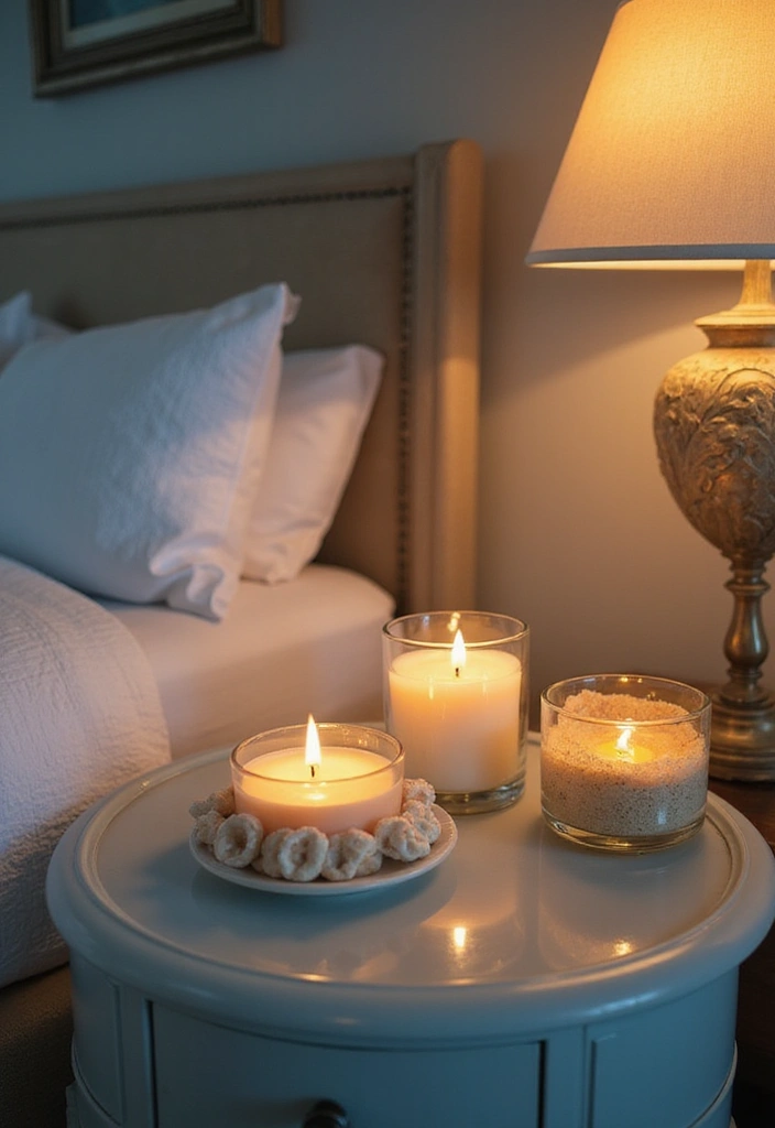 21 Beach-Inspired Bedroom Decor Ideas That'll Make You Feel Like You're on Vacation Every Day! - 18. Ocean Breeze Scented Candles