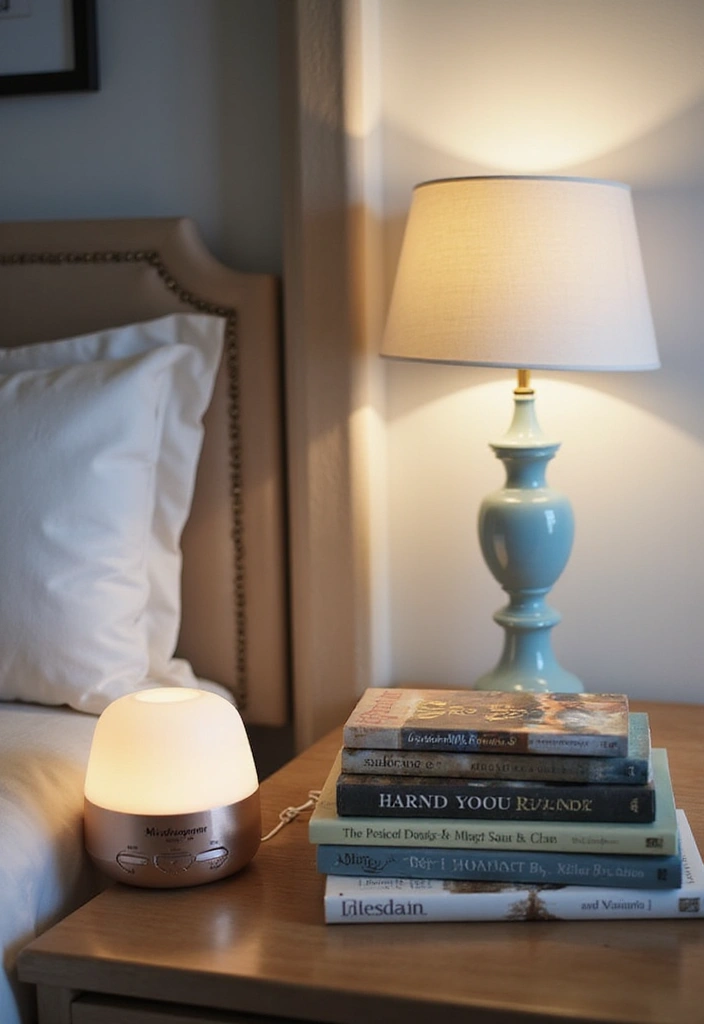 21 Beach-Inspired Bedroom Decor Ideas That'll Make You Feel Like You're on Vacation Every Day! - 19. Relaxing Sound Machine