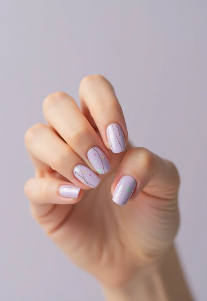 21 Trendy Pastel Nail Ideas That Will Make Your Spring Shine (You Won't Believe #7!) - 13. Minimalist Pastel Art