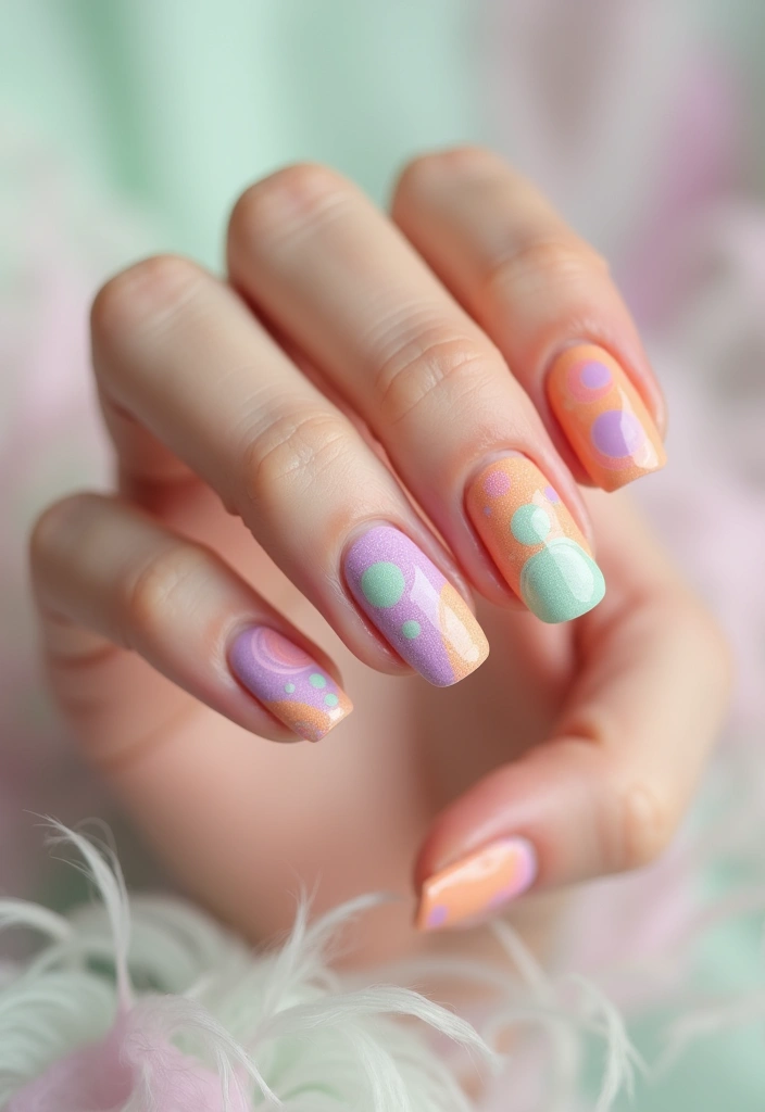 21 Trendy Pastel Nail Ideas That Will Make Your Spring Shine (You Won't Believe #7!) - 15. Pastel Swirls